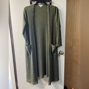 Lularoe long cardigan with pockets